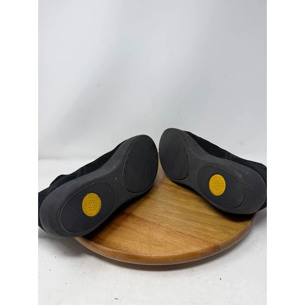 FitFlop Sumi Black Suede Chelsea Ankle Boots Womens 7.5‎ C47-001 Supercomff